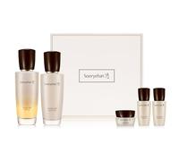 Sooryehan Set spécial de soins de la peau essentiels avec microginseng (350 ml) : augmente la densité, l'élasticité et la vitalité de la peau. Avec liposomes de ginseng pour une luminosité juve