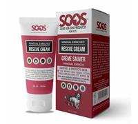 SOOS Pets Pet Rescue Crème naturelle morte minérale enrichie rapidement absorbante réduit la douleur Traitement topique des blessures pour chiens et chats - 1 paquet (50 ml)