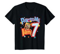 Sooty Sweep I Am Seven, 7e Anniversaire de Pawsome Kids T-Shirt