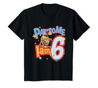 Sooty Sweep I Am Six, 6e Anniversaire de Pawsome Kids T-Shirt