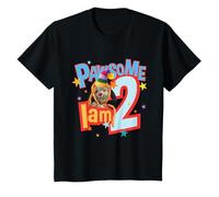 Sooty Sweep I Am Two, 2e Anniversaire de Pawsome Kids T-Shirt