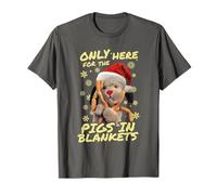 Sooty Sweep Only Here for The Pigs in Blanket Christmas T-Shirt