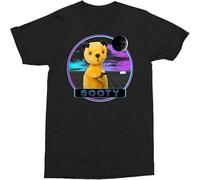 Sooty Throwback Sooty Show Childrens TV 90's Puppet Sweep Soo Learning Pullover Men's Crewneck T-Shirt Short Sleeve Top Unisex Pure Cotton Tee Black M