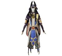 SOOYOOYOO Cosplay Genshin Impact Costume Cyno Deguisement Anime Carnaval Halloween Noël pour Adulte