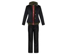 SOOYOOYOO Costume Cosplay Naegi Makoto Veste à Capuche et Pantalon Noir pour Halloween Conventions Roleplay(Homme,XXL)