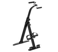 Soozier Pédalier pliable réglable en hauteur pour seniors | Vélo d'exercice bras, mains, genoux, jambes, écran LCD, rouleaux massage pieds, rééducation, récupération, thérapie