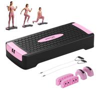 Soozier Plateforme aérobique ajustable 4,3"/6,3", Rose