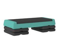Soozier Stepper aérobique réglable 3 niveaux + rehausses, 250 kg, Vert