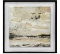 Soozy Barker - Plaque encadrée "The Turning Tide", bois PM11491 (60 cm x 60 cm) (Beige)