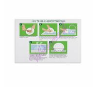 SOP Training Poster for Fast Casual Restaurant Dishroom Wall | Standardized workflow from pre scrape soak through final air drying rack storage(Framed,12x18inch(30x45cm))