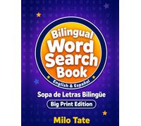 Sopa de Letras Bilingue / Bilingual Word Search Book: English & Espanol - Big Print Edition