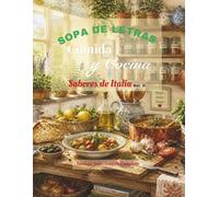 SOPA DE LETRAS COMIDA Y COCINA - SABORES DE ITALIA Vol. II