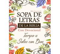 Sopa de Letras de la Biblia con Devocional - Tiempo a Solas con Dios: Actividades Cristianas para Mujeres | Letra Grande Fácil de Leer | Calma la ... Fortalece tu Fe con Versículos y Reflexiones