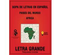 Sopa de Letras en español: Paises del mundo - África