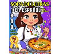 Sopa de Letras en Español para Adultos : Letra Grande 1800 + wods Vol.4, Word Search in Spanish Lange Print: Un libro de Sopa de Letras con temas ... Gift para papa, mama, abuelo, abuela,mujeres