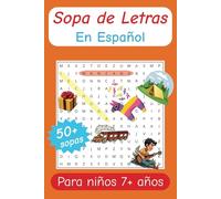 Sopa de letras en Español para niños 7+ años: Fácil de leer con temas de familia | 6x9 inches (15.24 x 22.86 cm) | 50+ Sopas | 110 Páginas