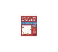 Sopa De Letras En Tailandés - Nivel De Dificultad: Medio - Vol.1 - Delta Classics - ¡Descansa La Vista Con Los Puzzles Más Fáciles De Leer Del Mercado! (Spanish Edition)