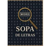 sopa de letras: Libro de pasatiempos para adultos con letras grades