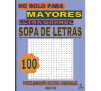 Sopa de Letras - No Solo Para Mayores, Letra Grande: Popzzle - Edición Cultura Dominicana