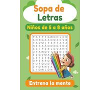 Sopa de Letras para niños:: de 5 a 8 años | 50+ Puzzles | Letra Grande | Educativo | Para vacaciones y Tiempo Libre | 6 x 9 pulgadas, 15,24 x 22,86 cm