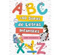 Sopa de Letras para Niños: Dinosaurios: 80 Puzzles Divertidos con Soluciones | T-Rex, Velociraptor, Triceratops, Fósiles y Paleontología | Juego ... para Niños de 7 a 12 Años | Letra Grande