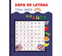 Sopa de Letras para Niños en Ingles: Juegos para Aprender Ingles y Vocabulario Basico para Niños de 6 a 12 Años