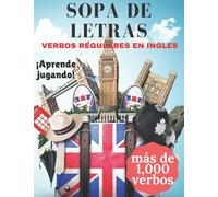 Sopa De Letras Verbos Regulares En Ingles: Sopa De Letras En Ingles Los Verbos Más Usados En Ingles Más De 1,000 Verbos Regulares En Ingles Sopa ... Con Letra Grande Vocabulario En Ingles