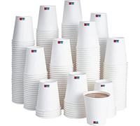 SOPACK - Lot de 150 Gobelets jetables en papier 240ML (8 Oz) - pour toutes vos boissons chaudes et froides, café, soda, eau,