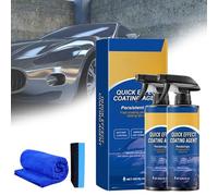 Sopami Car Coating Spray, Quick Effect Coating Agent, Advanced Ceramic Coating For Cars, Advanced Car Quick-Acting Coating Agent Spray, For Shine And Protection (2pcs)