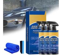 Sopami Car Coating Spray, Quick Effect Coating Agent, Advanced Ceramic Coating For Cars, Advanced Car Quick-Acting Coating Agent Spray, For Shine And Protection (3pcs)