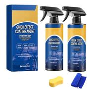 Sopami Car Coating Spray - Quick Effect Scratch-Removing Wax Polish & Waterless Wash - Protective Shine Renewal Formula (2PCS)