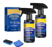 Sopami Car Coating Spray, Sopami Quick Effect Coating Agent, Car Scratch Repair Spray, Waterless Wash Quick Effect Scratch Polish, Car Scratch Remover Wax Polish, for Shine & Protection (2pcs)