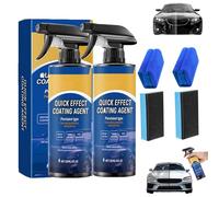 Sopami Car Coating Spray, Sopami Quick Effect Coating Agent For Car, 3 En 1 Nano Haute Protection, Combine RéParation, Protection Et éClaircissement Persistent Type Scratch Remover (2 pièces)