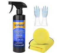 Sopami Car Coating Spray, Sopami Quick Effect Coating Agent, Multifunctional Coating Renewal Agent Spray, Plastic Revitalizing Coating Agent, Unmatched Slickness, Pro Results (2pcs)