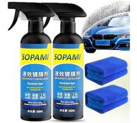 Sopami Carrosserie, Car Coating Spray, Gardez votre voiture propre et protégée chaque jour (2PC)