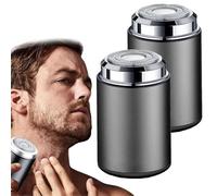 Sopami Mini Electric Shaver - Sopami Portable Mini Electric Shaver, USB Rechargeable Waterproof Shaver Electric Beard Trimmer for Men (2pcs)