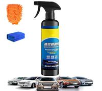 Sopami Quick Effect Coating Agent, 3 in 1 High Protection Quick Car Coating Spray, 500ml Quick Effect Coating Agent, Hydrophobic Trim Coating, Car Scratch Wax Polish Spray Waterless Wash (1pc)