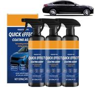 Sopami Quick Effect Coating Agent for Car 120 Ml, Lot De 3 Sprays De Revêtement De Voiture à Action Rapide, Résistant à L'eau Et à L'huile, Sopami Car Coating Spray, Spray Ceramique Voiture