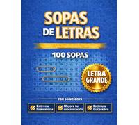 Sopas de Letras: 100 sopas | Letra grande