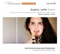 Sophia Jaffé – Récital violon et piano : Bach, Ysaÿe, Suk – Walter Genuin
