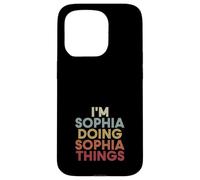 Sophia Name Sophia Personalized Name First Given Coque pour iPhone 15 Pro