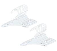 Sophia's par Teamson Kids Lot de 10 cintres pour poupées en Plastique Blanc 45,7 cm pour vêtements de poupées - Accessoires de poupées pour garçons et Filles