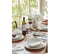 Sophie Conran pour Portmeirion CPXT80002-XP Service de table 12 pièces, porcelaine, blanc