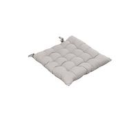 SOPHIE - Coussin de Chaise Matelassé 38x38cm Coton Coloris Nuage -