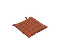 SOPHIE - Coussin de Chaise Matelassé 38x38cm Coton Coloris Terracotta -