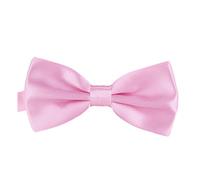 Sophie & Jules - Nœud papillon noué et réglable avec fermeture à crochet - 12 x 6 cm - Rose