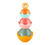 Sophie la Girafe – 6 bols empilables colorés 30 cm – Dès 6 mois – Plastique biosourcé