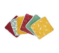 SOPHIE LA GIRAFE - 6 Lingettes Lavables Sophie la girafe - Recto en Coton Bio Imprimé, Verso Ultra Doux - Réutilisables et Pratiques - Pour la Toilette de Bébé - A Partir de 0 Mois