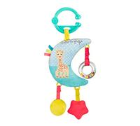 Sophie la Girafe Boîte à Musique Lune Sense Soft Bébé Dès la Naissance | Mélodie déclenchée en tirant sur l'étoile | crochet universel pour poussette | apaise et endort l'enfant | idée cadeau