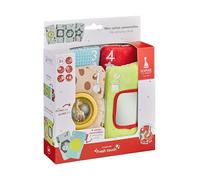 Sophie la Girafe - Cartes Sensorielles Éducatives 4-en-1, Jeu d'Éveil pour Bébé avec Activités Tactiles et Visuelles